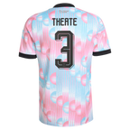 Belgium THEATE #3 Away World Cup 2026 Jersey Pink & Blue Men's