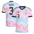 Belgium THEATE #3 Away World Cup 2026 Jersey Pink & Blue Men's