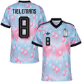 Belgium TIELEMANS #8 Away World Cup 2026 Jersey Pink & Blue Men's