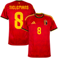 Belgium TIELEMANS #8 Home World Cup 2026 Jersey Red Men's