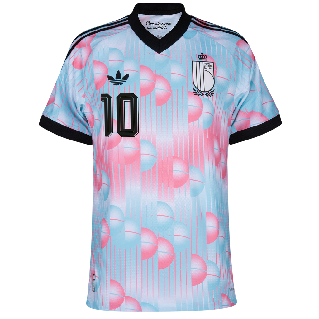 Belgium TROSSARD #10 Away World Cup 2026 Jersey Pink & Blue Men's