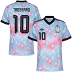 Belgium TROSSARD #10 Away World Cup 2026 Jersey Pink & Blue Men's