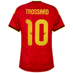 Belgium TROSSARD #10 Home World Cup 2026 Jersey Red Men's