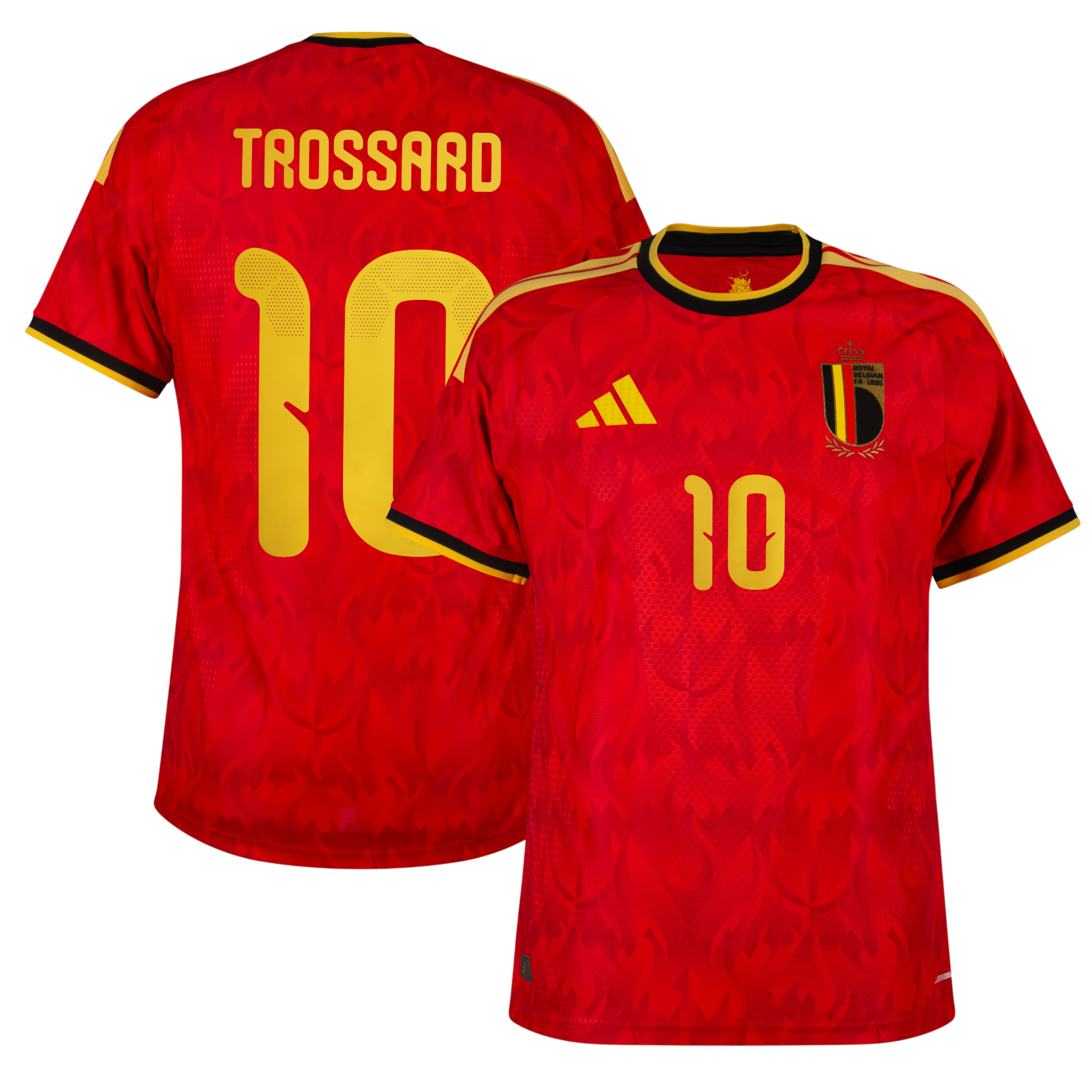 Belgium TROSSARD #10 Home World Cup 2026 Jersey Red Men's