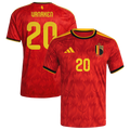Belgium VANAKEN #20 Home World Cup 2026 Jersey Red Men's