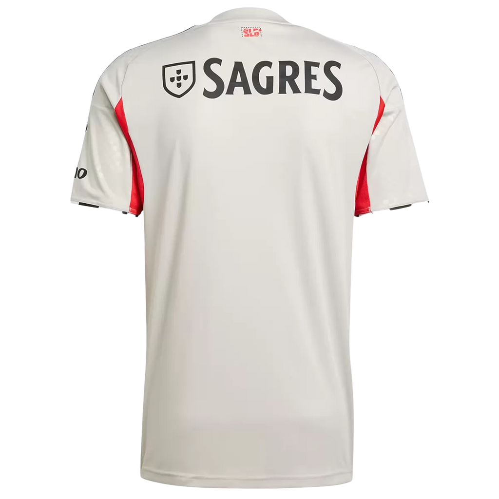 Benfica Away 2025/26 Jersey Grey Men's