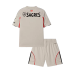 Benfica Away 2025/26 Kit Grey Kids
