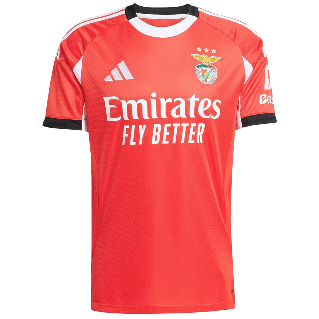 Benfica Home 2025/26 Jersey Red Men's