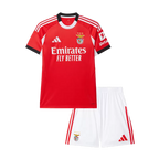 Benfica Home 2025/26 Kit Red Kids
