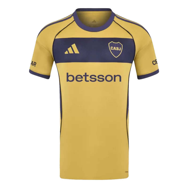 Boca Juniors Away 2025/26 Jersey Yellow Men's
