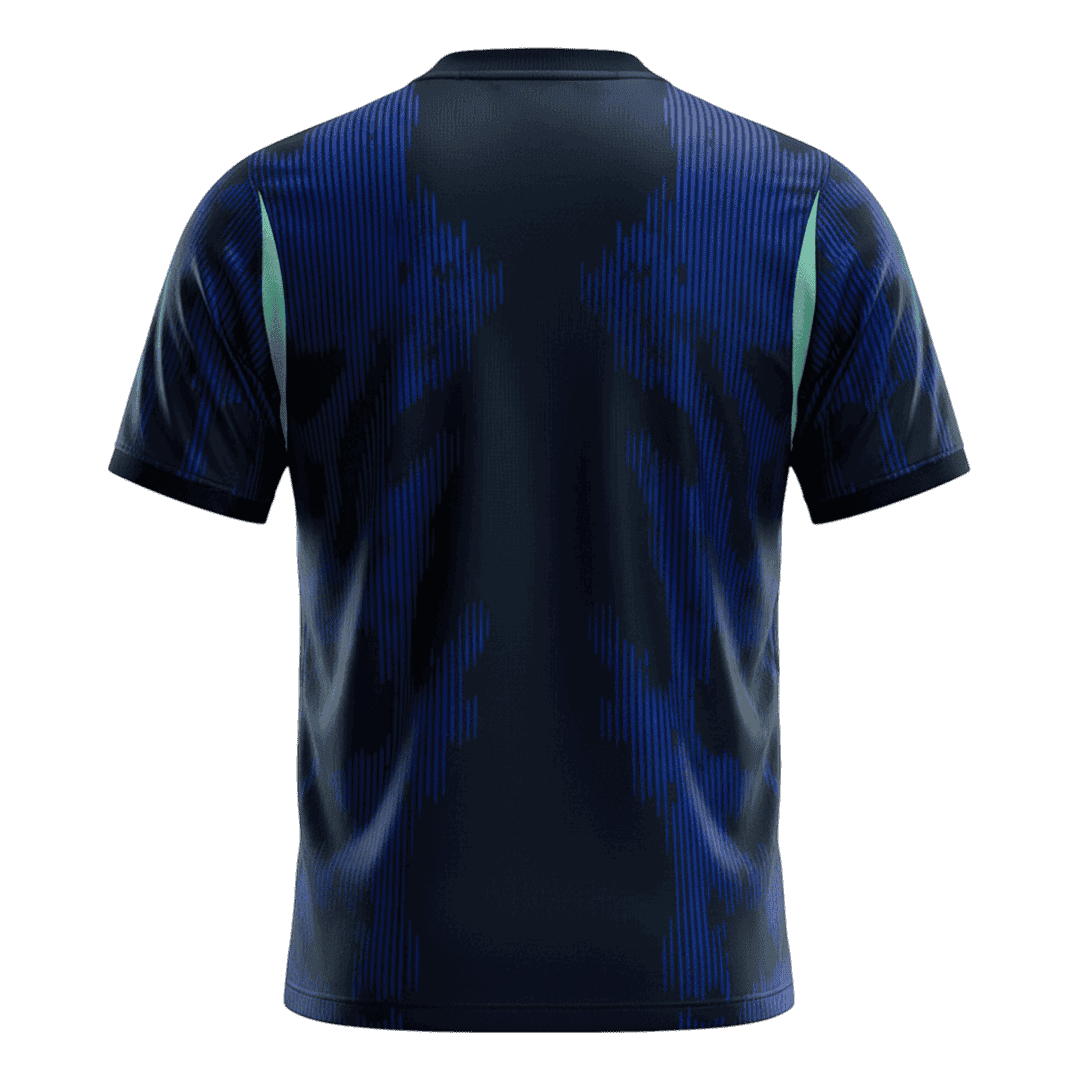 Brazil Away World Cup 2026 Jersey Blue & Black Men's