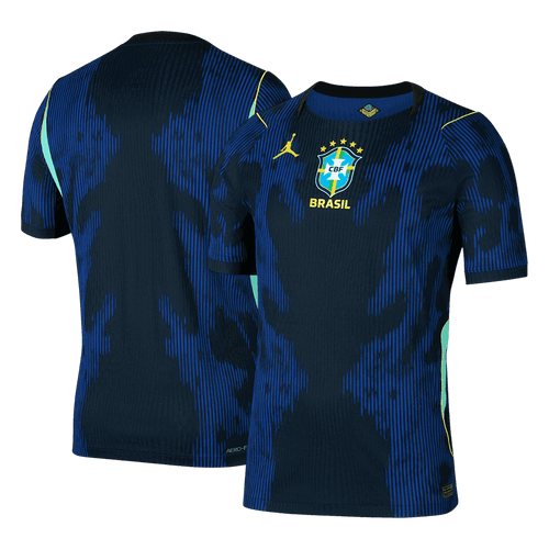 Brazil Away World Cup 2026 Jersey Player's Version Blue & Black Men's