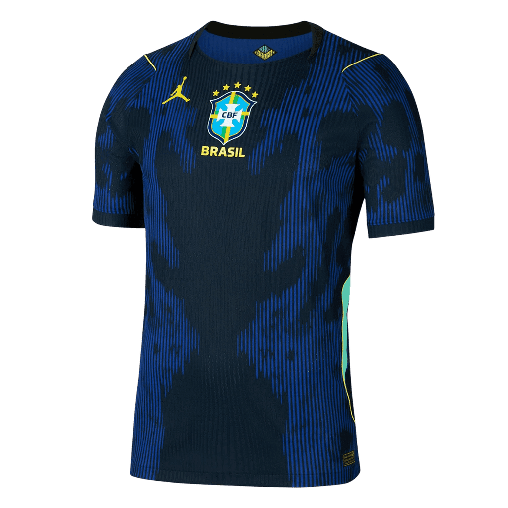 Brazil Away World Cup 2026 Jersey Player's Version Blue & Black Men's