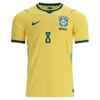 Brazil BRUNO GUIMARAES #8 Home World Cup 2026 Jersey Yellow Men's