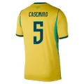 Brazil CASEMIRO #5 Home World Cup 2026 Jersey Yellow Men's