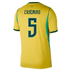 Brazil CASEMIRO #5 Home World Cup 2026 Jersey Yellow Men's