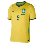 Brazil CASEMIRO #5 Home World Cup 2026 Jersey Yellow Men's