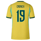 Brazil ENDRICK #19 Home World Cup 2026 Jersey Yellow Men's