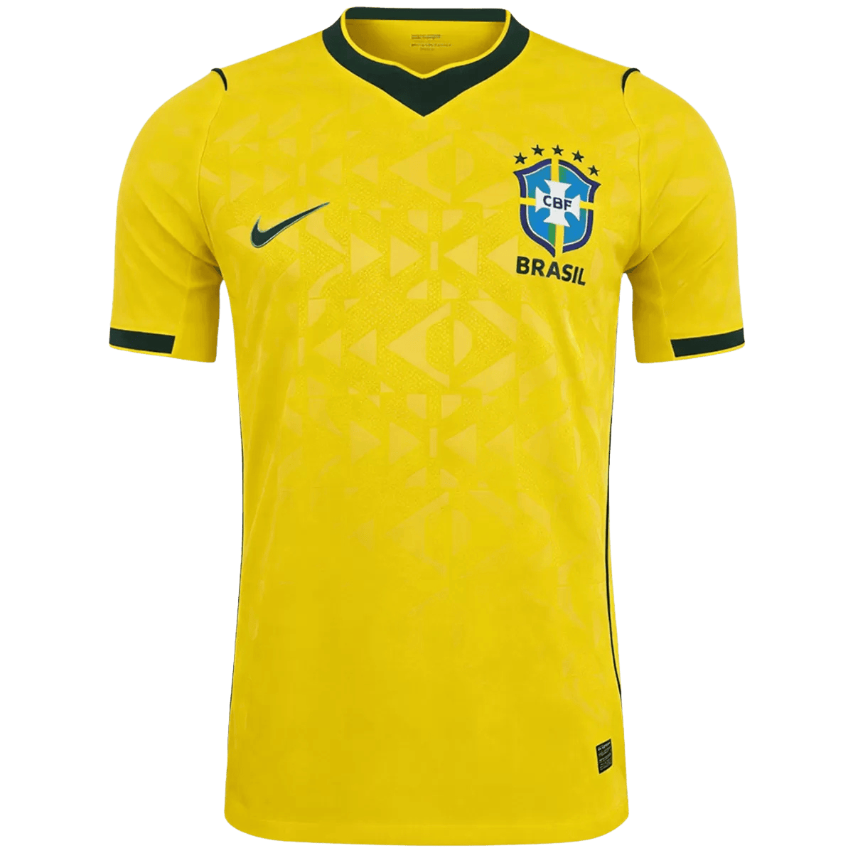 Brazil Home World Cup 2026 Jersey Player's Version Yellow Men's