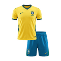 Brazil Home World Cup 2026 Kit Yellow Kids