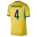 Brazil MARQUINHOS #4 Home World Cup 2026 Jersey Yellow Men's