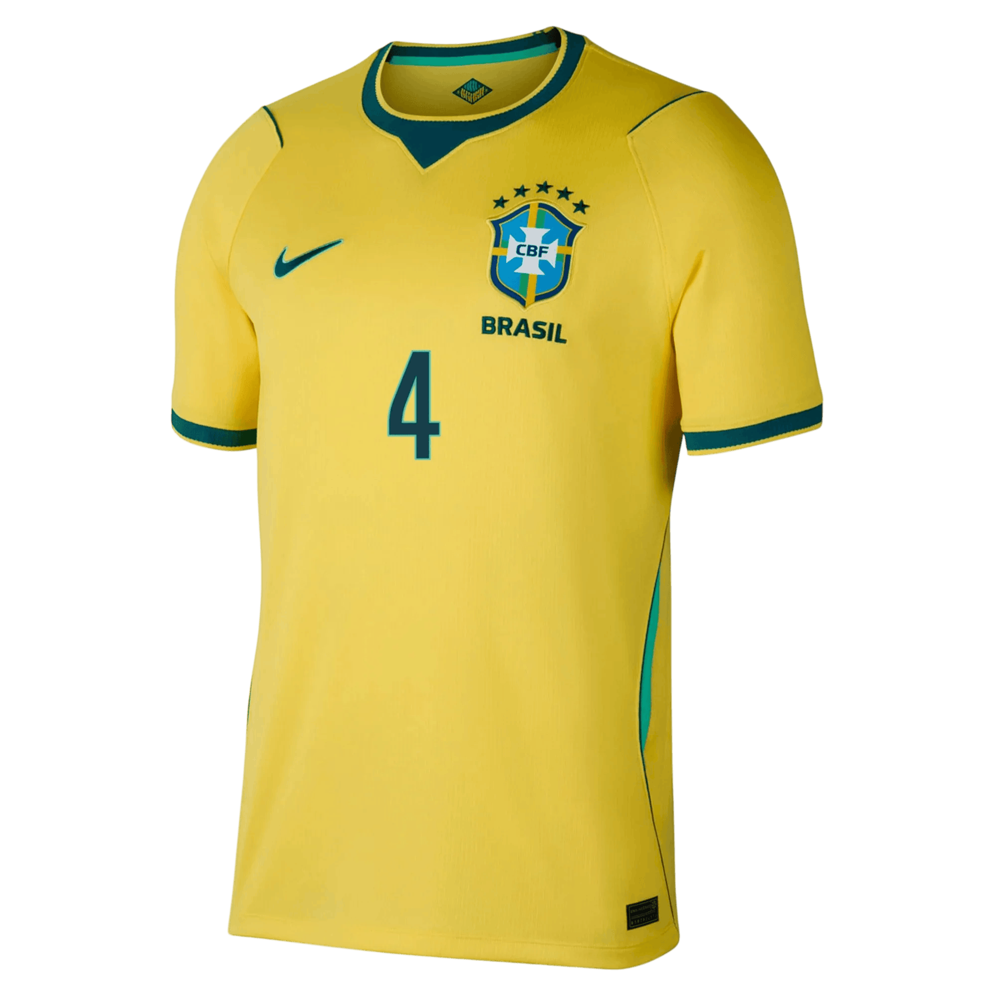 Brazil MARQUINHOS #4 Home World Cup 2026 Jersey Yellow Men's