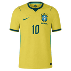 Brazil NEYMAR JR. #10 Home World Cup 2026 Jersey Yellow Men's