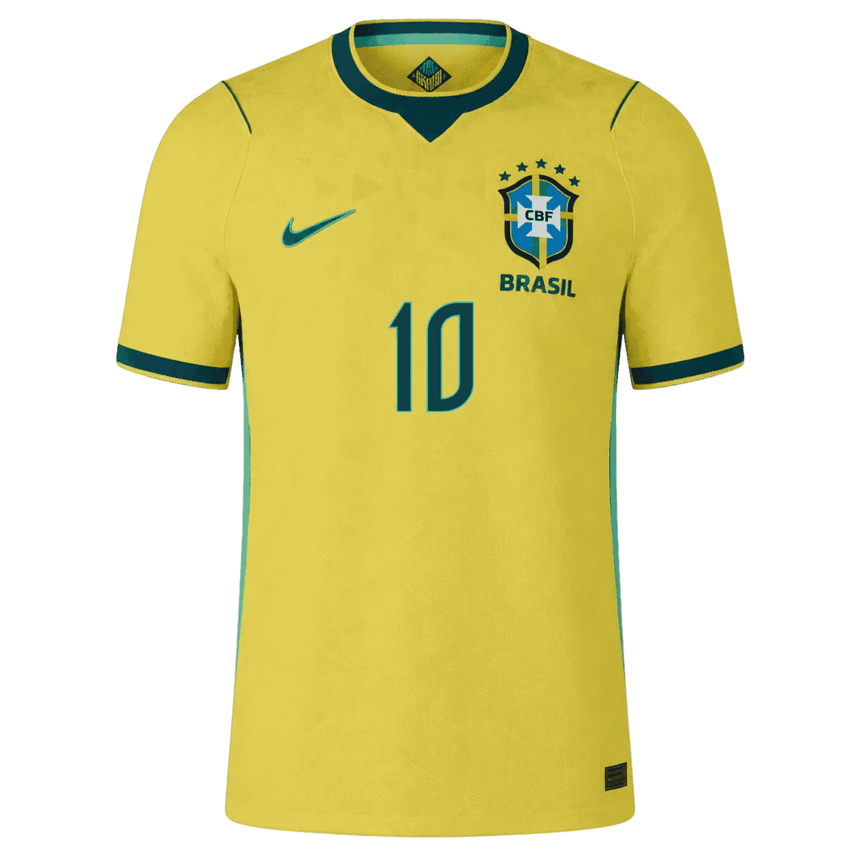 Brazil NEYMAR JR. #10 Home World Cup 2026 Jersey Yellow Men's