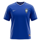 Brazil Retro Away Jersey 1998 Blue Men's