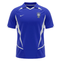 Brazil Retro Away Jersey 2002 Blue Men's