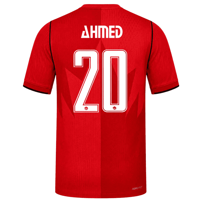 Canada AHMED #20 Home World Cup 2026 Jersey Red Men's