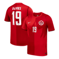Canada DAVIES #19 Home World Cup 2026 Jersey Red Men's