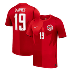 Canada DAVIES #19 Home World Cup 2026 Jersey Red Men's