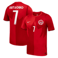 Canada EUSTAQUIO #7 Home World Cup 2026 Jersey Red Men's