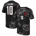 Canada J. DAVID #10 Away World Cup 2026 Jersey Black Men's