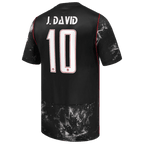 Canada J. DAVID #10 Away World Cup 2026 Jersey Black Men's