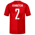 Canada JOHNSTON #2 Home World Cup 2026 Jersey Red Men's