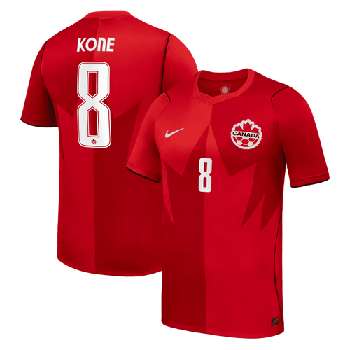 Canada KONE #8 Home World Cup 2026 Jersey Red Men's