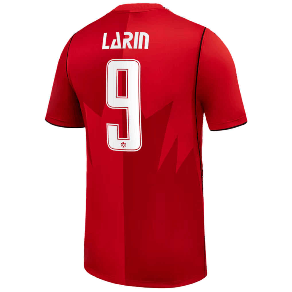Canada LARIN #9 Home World Cup 2026 Jersey Red Men's