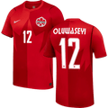 Canada OLUWASEYI #12 Home World Cup 2026 Jersey Red Men's