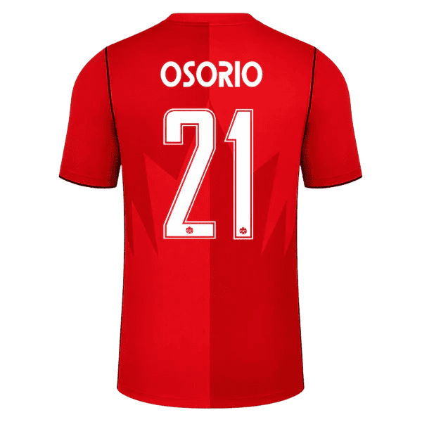 Canada OSORIO #21 Home World Cup 2026 Jersey Red Men's