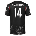 Canada SHAFFELBURG #14 Away World Cup 2026 Jersey Black Men's