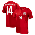 Canada SHAFFELBURG #14 Home World Cup 2026 Jersey Red Men's