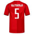 Canada WATERMAN #5 Home World Cup 2026 Jersey Red Men's