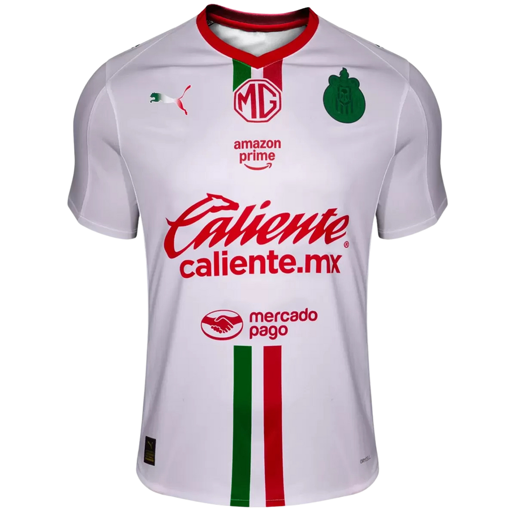 Chivas de Guadalajara Away 2025/26 Jersey White Men's