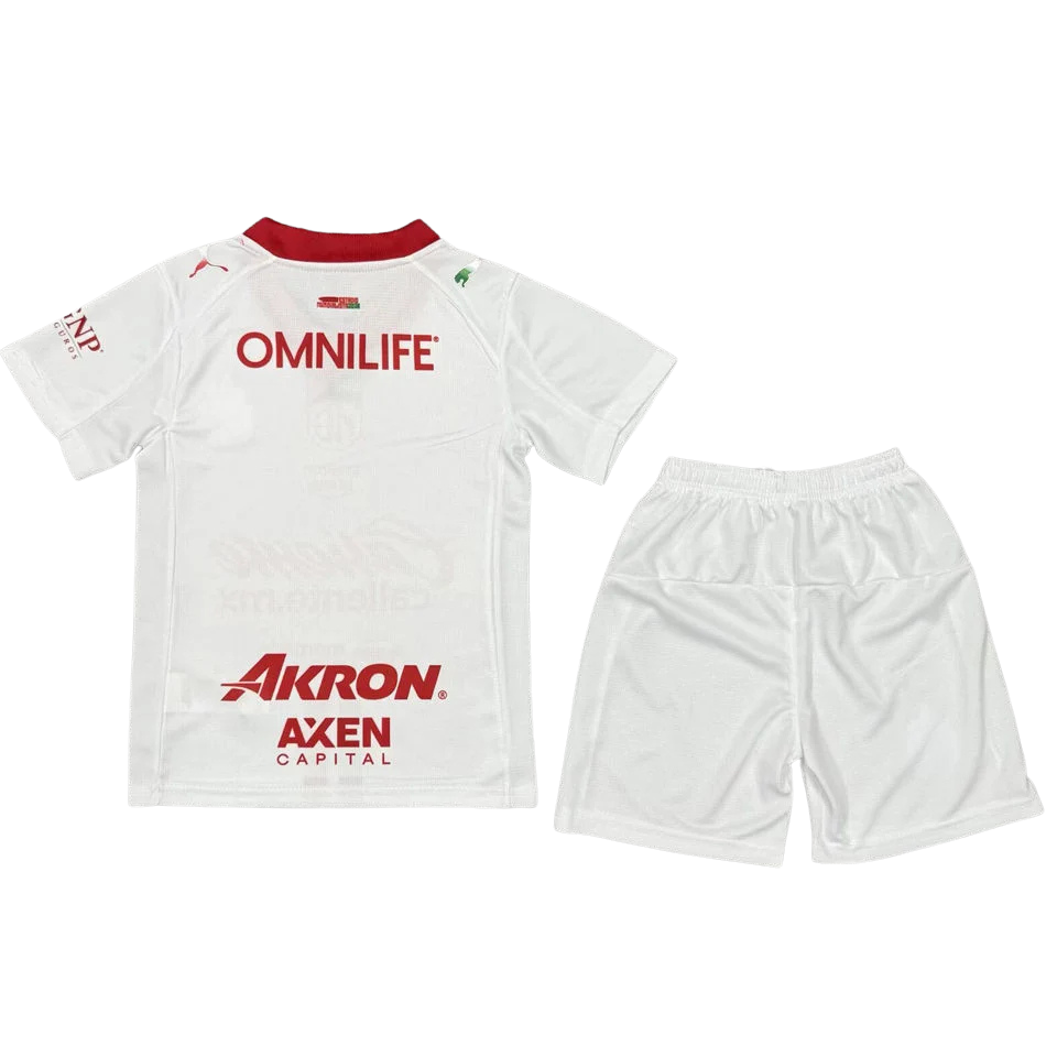 Chivas de Guadalajara Away 2025/26 Kit White Kids