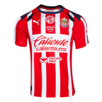 Chivas de Guadalajara Home 2025/26 Jersey White & Red Men's