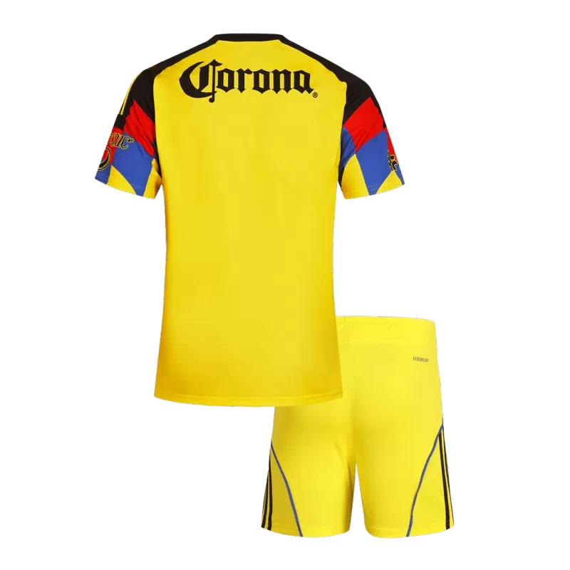 Club America Home 2025/26 Kit Yellow Kids