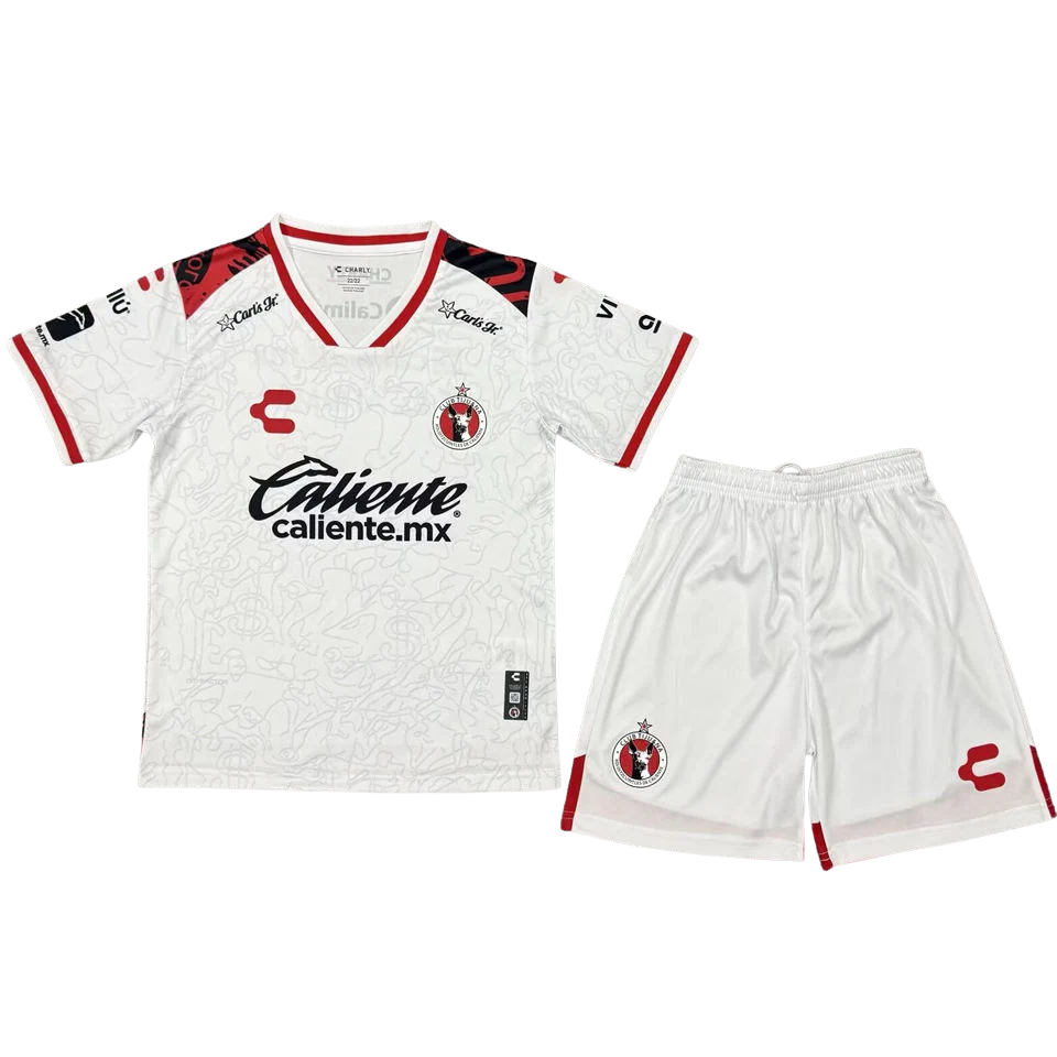 Club Tijuana Away 2025/26 Kit White Kids