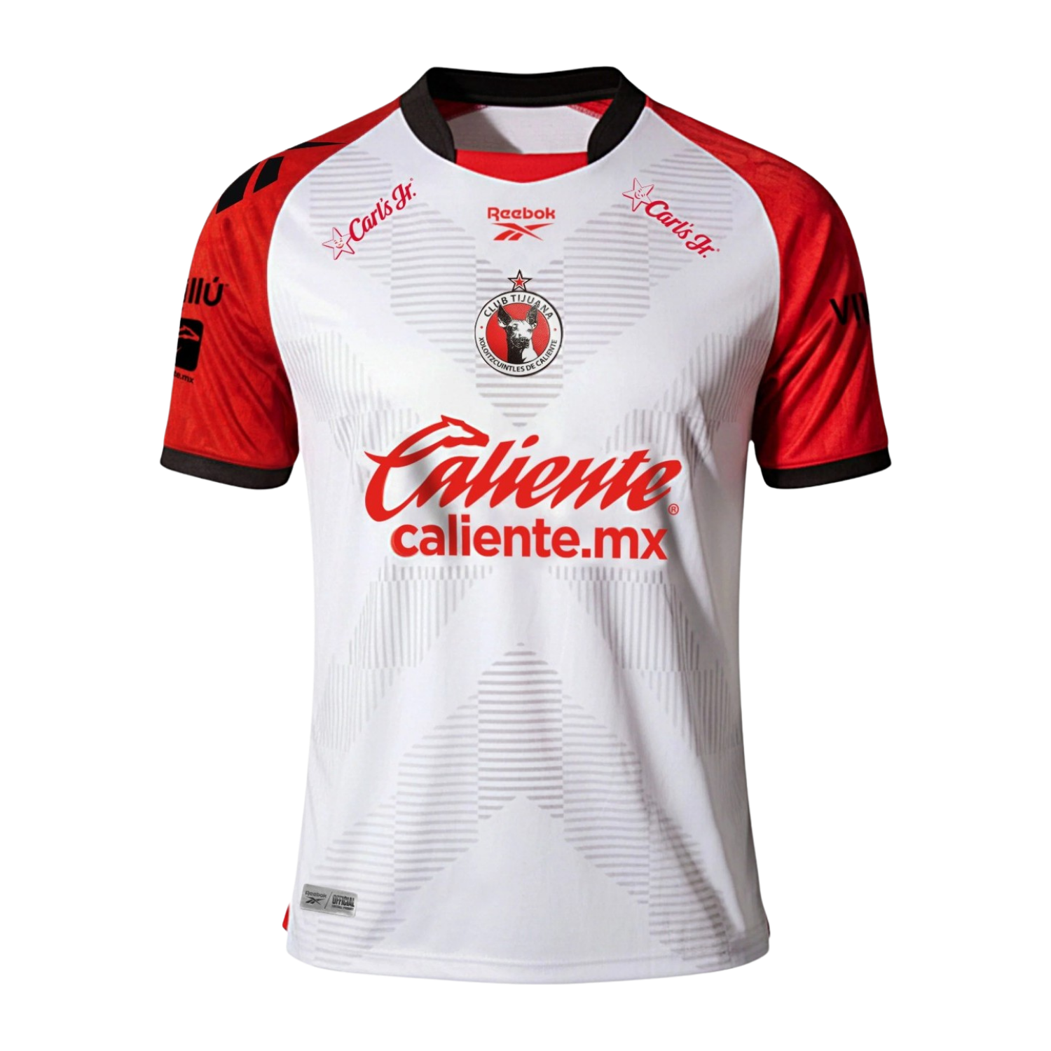 Club Tijuana Away 2026 Jersey Red & White Men's